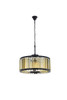 ELEGANT LIGHTING 1203D28MB-GT/RC  Chelsea 8-Light Pendant lamp, Mocha Brown