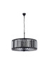 ELEGANT LIGHTING 1203D35MB-SS/RC  Chelsea 10-Light Pendant lamp, Mocha Brown