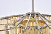 ELEGANT LIGHTING 1203D35PN-GT/RC  Chelsea 10-Light Pendant lamp, Polished nickel