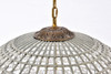 ELEGANT LIGHTING 1205G36FG/RC  Olivia 8-Light Pendant Lamp, French Gold