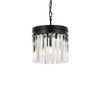 ELEGANT LIGHTING 1208D12MB/RC  Sydney 3-Light Pendant lamp, Mocha Brown