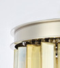 ELEGANT LIGHTING 1208D12PN-GT/RC  Sydney 3-Light Pendant lamp, Polished nickel