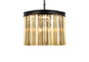 ELEGANT LIGHTING 1208D20MB-GT/RC  Sydney 6-Light Pendant lamp, Mocha Brown
