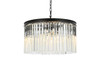 ELEGANT LIGHTING 1208D26MB/RC  Sydney 8-Light Pendant lamp, Mocha Brown