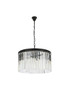 ELEGANT LIGHTING 1208D26MB/RC  Sydney 8-Light Pendant lamp, Mocha Brown