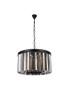 ELEGANT LIGHTING 1208D26MB-SS/RC  Sydney 8-Light Pendant lamp, Mocha Brown