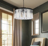 ELEGANT LIGHTING 1208D31MB/RC  Sydney 8-Light Pendant lamp, Mocha Brown