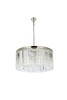 ELEGANT LIGHTING 1208D31PN/RC  Sydney 8-Light Pendant lamp, Polished nickel