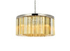 ELEGANT LIGHTING 1208D31PN-GT/RC  Sydney 8-Light Pendant lamp, Polished nickel