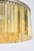 ELEGANT LIGHTING 1208D31PN-GT/RC  Sydney 8-Light Pendant lamp, Polished nickel
