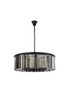 ELEGANT LIGHTING 1208G43MB-SS/RC  Sydney 10-Light Pendant lamp, Mocha Brown