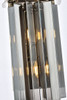 ELEGANT LIGHTING 1208W8PN-SS/RC  Sydney 2-Light Wall Sconce, Polished nickel