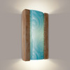 A19 Lighting RE102-SP-TQ 1-Light Clouds Wall Sconce Spice and Turquoise