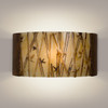 A19 Lighting RE105-BT-MCM 1-Light Asia Wall Sconce Butternut and Multi Caramel