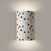 A19 Lighting M20308-MU 1-Light Confetti Wall Sconce Multicolor