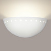 A19 Lighting 311D 2-Light Great Cyprus Downlight Wall Sconce: Bisque