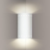 A19 Lighting 207CNR 1-Light Melos Corner Sconce: Bisque