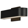 ACCESS LIGHTING 20046LEDDMG-BL/FST Montreal 2-Light Marine Grade Wet Location Wall Fixture, Black