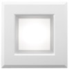 NICOR LIGHTING DQR5-10-120-4K-WH-BF 5 in. White Square LED Recessed Downlight in 4000K