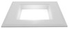 NICOR LIGHTING DQR6-10-120-2K-WH-BF 6 in. White Square LED Recessed Downlight in 2700K