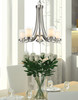 Z-LITE 426-5-BN Willow 5 Light Chandelier, Brushed Nickel