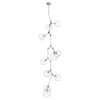 AVENUE LIGHTING HF8080-CH FAIRFAX COLLECTION hanging chandelier, MATTE CHROME AVENUE LIGHTING HF8080-CH FAIRFAX COLLECTION hanging chandelier, MATTE CHROME