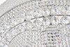 ELEGANT LIGHTING V1800G62C/RC 1800 Primo Collection Large Hanging Fixture H96in D62 Lt:56 Chrome Finish (Royal Cut Crystals)