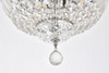 ELEGANT LIGHTING V2528F14C/RC  2528 Tranquil Collection Flush Mount D14in H9in Lt:4 Chrome Finish (Royal Cut Crystals)