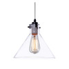 WAREHOUSE OF TIFFANY LD4034 Annie 1-light Adjustable Height 9-inch Edison Pendant with Bulb