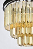 URBAN CLASSIC 1231D20MB-GT/RC Sydney 9-Light Chandelier, Royal Cut Golden Teak (Smoky)