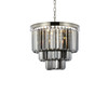 URBAN CLASSIC 1231D20PN-SS/RC Sydney 9-Light Chandelier, Royal Cut Silver Shade (Grey)