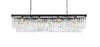 URBAN CLASSIC 1232D60MB/RC Sydney 12-Light Chandelier, Royal Cut Crystal (Clear)