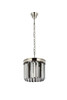 URBAN CLASSIC 1238D12PN-SS/RC Sydney 3-Light Pendant, Royal Cut Silver Shade (Grey)