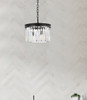 URBAN CLASSIC 1238D16MB/RC Sydney 3-Light Pendant, Royal Cut Crystal (Clear)