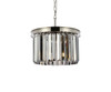 URBAN CLASSIC 1238D16PN-SS/RC Sydney 3-Light Pendant, Royal Cut Silver Shade (Grey)