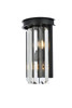 URBAN CLASSIC 1238W8MB/RC Sydney 2-Light Wall Sconce, Matte Black