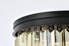 URBAN CLASSIC 1231F20MB-GT/RC Sydney 9-Light Flush Mount, Matte Black