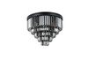 URBAN CLASSIC 1231F32MB-SS/RC Sydney 17-Light Flush Mount, Matte Black