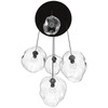 AVENUE LIGHTING HF8145-DBZ-CL SONOMA AVE. 5-Light 5 LIGHT PENDANT CLUSTER, DARK BRONZE