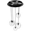 AVENUE LIGHTING HF8145-DBZ-CL SONOMA AVE. 5-Light 5 LIGHT PENDANT CLUSTER, DARK BRONZE