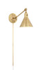 CRYSTORAMA MOR-8800-AG Morgan 1 Light Aged Brass Sconce