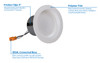 NICOR LIGHTING DCR41061202KWH 4 inch LED Recessed Downlight Retrofit Light Fixture in White, 2700K
