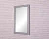 ELEGANT DECOR VM-2002 Saturn 22 In. Contemporary Furniture: Mirror In Light Grey