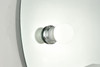 Elegant Decor MRE8545K Hollywood Round Vanity Mirror 5000K D27.5