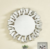Elegant Decor MR9132 Sparkle 39.5 in. Contemporary Round Mirror in Clear