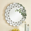 Elegant Decor MR9128 Sparkle 35 in. Contemporary Round Mirror in Clear