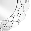 Elegant Decor MR9128 Sparkle 35 in. Contemporary Round Mirror in Clear