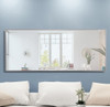 ELEGANT DECOR MR4086S Metal frame Rectangle Mirror 30 inch Silver