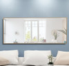 ELEGANT DECOR MR4085BR Metal frame Rectangle Mirror 30 inch Brass