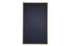 ELEGANT DECOR MR4075BR Metal frame Rectangle Mirror 24 inch Brass